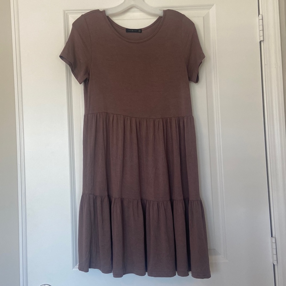 Mocha Tiered Dress